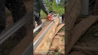 Chainsaw milling with my 445 Husqvarna