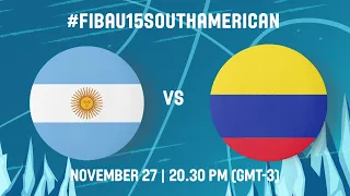 FINAL: Argentina v Colombia | Full Basketball Game | FIBA South American U15 Women's Championship 22