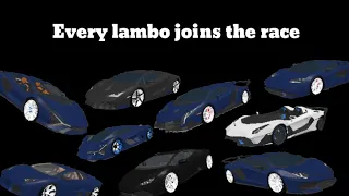 Every Lamborghini Joins the race - CDT MEME