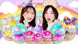 Giant Eggs with Unicorn Horns !| Xiaoling toy