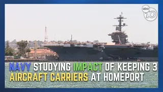 U.S. Navy seeks public comment on keeping 3 aircraft carriers at homeport