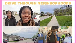 DRIVE THROUGH NEIGHBORHOODS IN WINNIPEG & MEETING MY FRIEND FROM HIGH SCHOOL(Part 2)