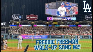 2023 FREDDIE FREEMAN LIVE WALK-UP SONG #2! | 2023 Dodgers Postseason Baseball