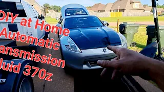 370Z *DIY* Automatic Transmission Fluid change at home. My 370z Project ep-11