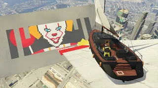 MEGA RAMPA CON UN BARCO EN GTA 5 ONLINE - Kosi023