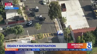 Deadly shooting investigation in San Pedro