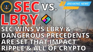 XRP Ripple news today 🚨🚨 SEC DEFEATS LBRY 🚨🚨 Dangerous Precedents Set for XRP & ALL of Crypto 🚨🚨