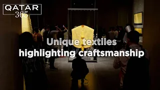Golden silk and ancient weaving craft showcased in Qatar