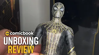 Spider-Man Hot Toys: Black & Gold No Way Home Suit Unboxing (Early Look!)