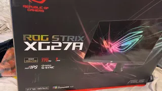 ASUS rog strix xg27aq in house Xbox series x performance review?