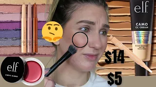 WHAT IS GOING ON WITH ELF COSMETICS?  // NEW CAMO CC CREAM + FULL FACE TRY ON HAUL