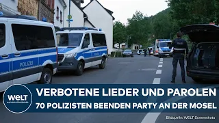 RHEINLAND-PFALZ: Nazi-Party? Verbotene Lieder uvnd Parolen – Polizei löst Gartenparty in Kröv auf