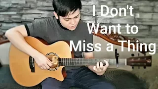 I Don't Want to Miss a Thing by Aerosmith Acoustic Fingerstyle Cover