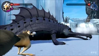 Ice Age Scrat's Nutty Adventure - Cretaceous and Maelstrom - Boss Fight | Gameplay HD