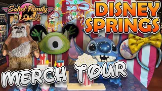 DISNEY SPRINGS NEW MERCH TOUR MARCH 2024 | Walt Disney World Shopping ~ SOOO Many Stores!