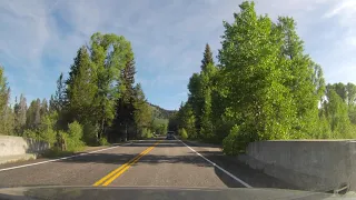 Entering Grand Teton National Park in the Moran Entrance - Wyoming