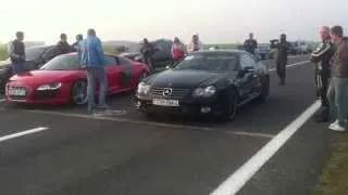 sl55 vs r8 v10