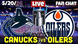 Vancouver Canucks vs Edmonton Oilers Live NHL Live Stream