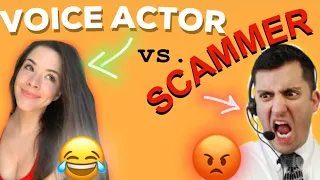 PRANKING A SCAMMER as an OLD LADY! 😂 👵🏼 | IRLrosie #scambaiting #prank!