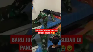 SUKA DUKA MENJADI TENTARA 😱 #tni #tniindonesia #kopassus #shortvideo #tniad #sedih #intel #army