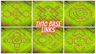 Best TH10 War/Trophy/Farming Base Links | New Town Hall 10 Base Designs - Clash Of Clans