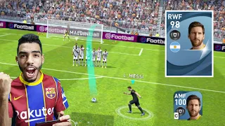 OMG!! L.MESSI 100 Rated Review 🔥 Insane Dribbler 😱 PES 21 MOBILE