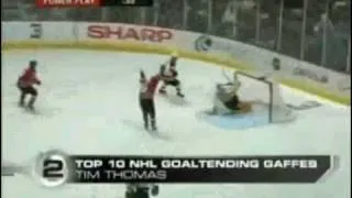 Top 3 Worst Plays By Goalies