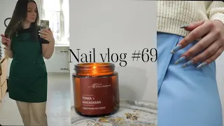 nail vlog / гель меняет цвет на солнце / выкладной френч / 4 маникюра