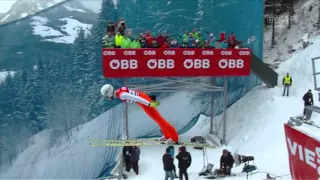 Klemens Murańka - 198 m - MŚ Bad Mitterndorf 2016 [HD]