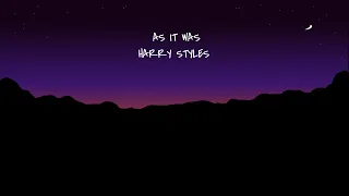 Harry Styles - As it was with Lyrics (30 mins  repeat)