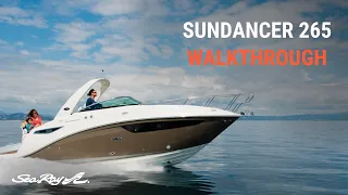 Sea Ray Sundancer 265 - Finnish walkthrough