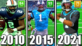 Scoring A Touchdown with Cam Newton in EVERY Football Game! NCAA 08 - Madden 22