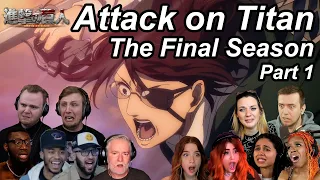 Attack on Titan Final Season Part1 Reactions | Great Anime Reactors!!! | 【進撃の巨人】【海外の反応】