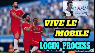 VIVE LE FOOTBALL MOBILE LOGIN PROCESS | VIVE LE MOBILE LOGIN | FIX VIVE LE  LOGIN PROBLEM & ID/CODE