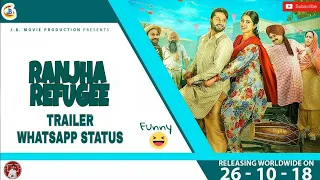 Ranjha Refugee ( Trailer WhatsApp Status ) - Roshan Prince , Saanvi Dhiman, | Rel. On 26 Oct