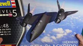 Revell 1/48 SR-71A Blackbird kit review
