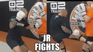 TJ Dillashaw training for Jose Aldo "Aldo Combination"