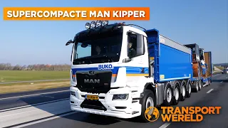 Een supercompacte vijf-assige MAN kipper voor het asfaltvervoer | RTL Transportwereld