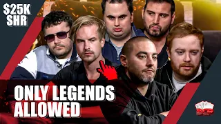 The GREATEST Final Table?! Only Poker LEGENDS Allowed | $25k SHR Highlights