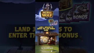 New live slot game Big Bad Wolf - here's our bonus game