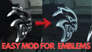 Dodge Charger Hellcat Emblems: How To Install Overlays