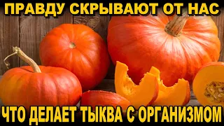 Это Нужно ЗНАТЬ! Правду СКРЫВАЮТ! Вот Что ДЕЛАЕТ ТЫКВА с Организмом Человека!