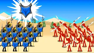 Battling the Elite Armies of the West in Stick War Legacy Missions