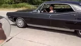 1967 PONTIAC BONNEVILLE BROUGHAM HO428 DRIVING