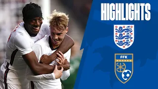 England U21 2-0 Kosovo U21 | Cole Palmer Scores Cruyff Turn Goal on Debut | Highlights