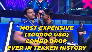 Most Expensive (300k USD) Combo Drop Ever in Tekken History