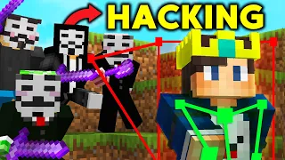 I Sneaked Into a HACKERS ONLY Server in Minecraft...