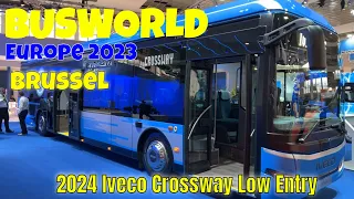 2024 Iveco Crossway Low Entry - Interior And Exterior - Busworld Europe 2023 Brussel