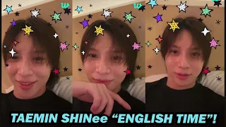 [ENG SUB] SHINee's Taemin Speaking English Full Video