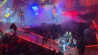 Aerosmith's Steven Tyler Takes a Fall Onstage During "Walk This Way"
